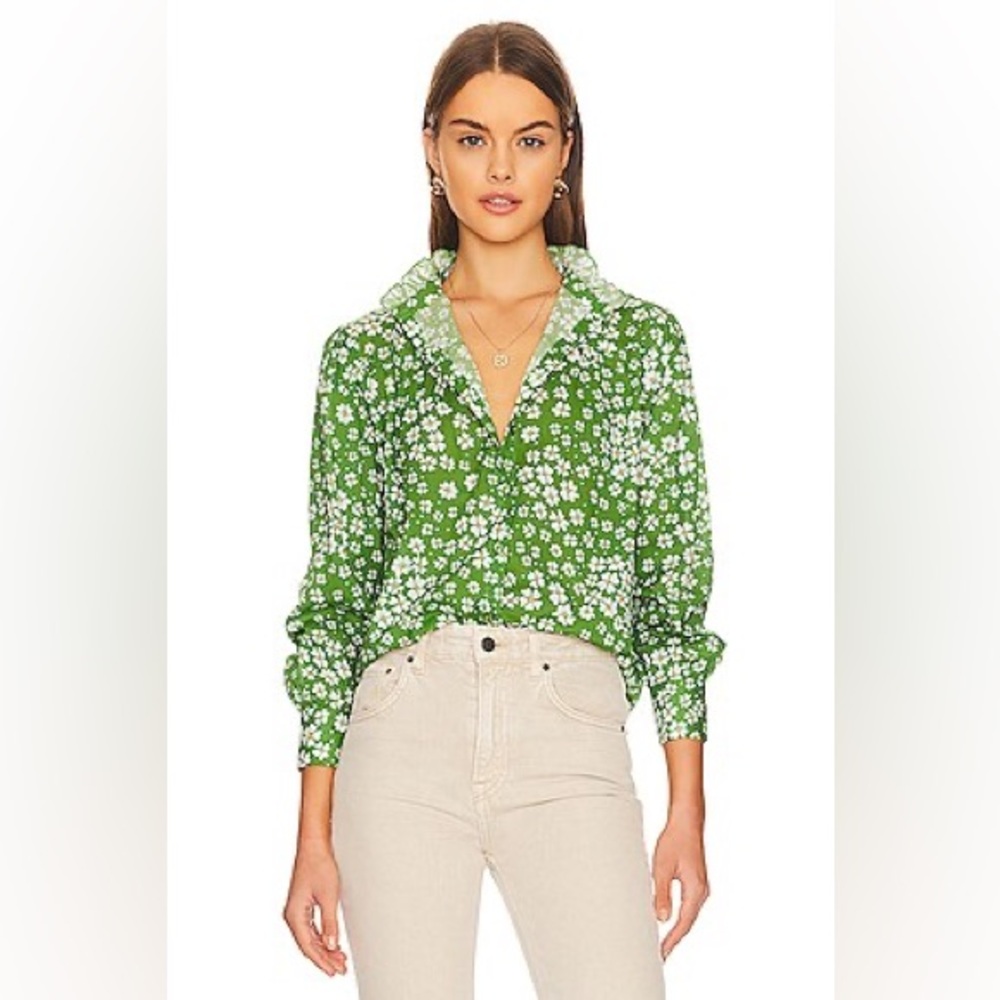 ROLLA'S Kennedy Shirt in Olive Green Size L